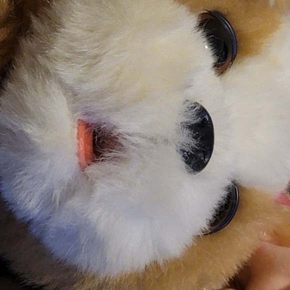 Hasbro FurReal Friends BOUNCY My Happy To See Me Puppy Tan Interactive Plush 11" - Picture 6 of 7